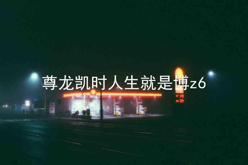 尊龙凯时人生就是博z6